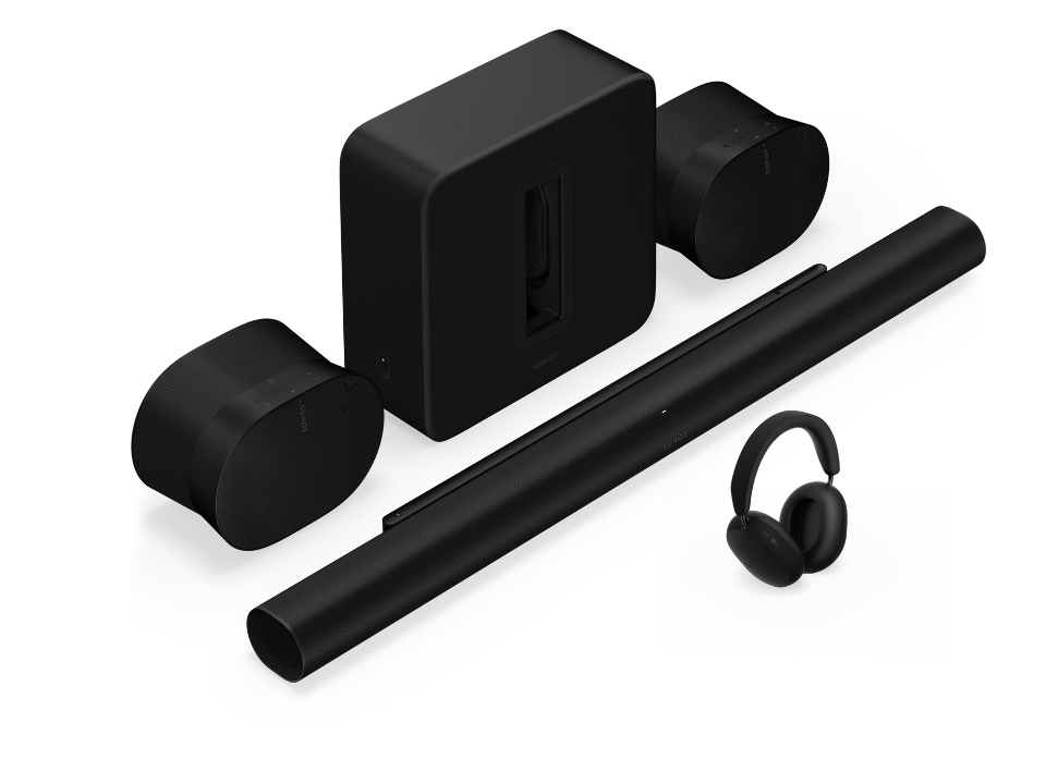 Premium Personal Entertainment Set with Arc Ultra (Sonos Ace + Arc Ultra + Sub 4 + 2x Era 300)